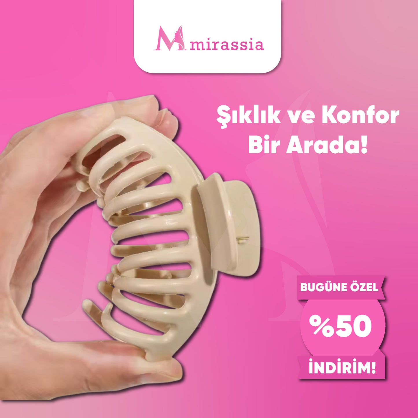 Mirassia™ Esnek Saç Tokası