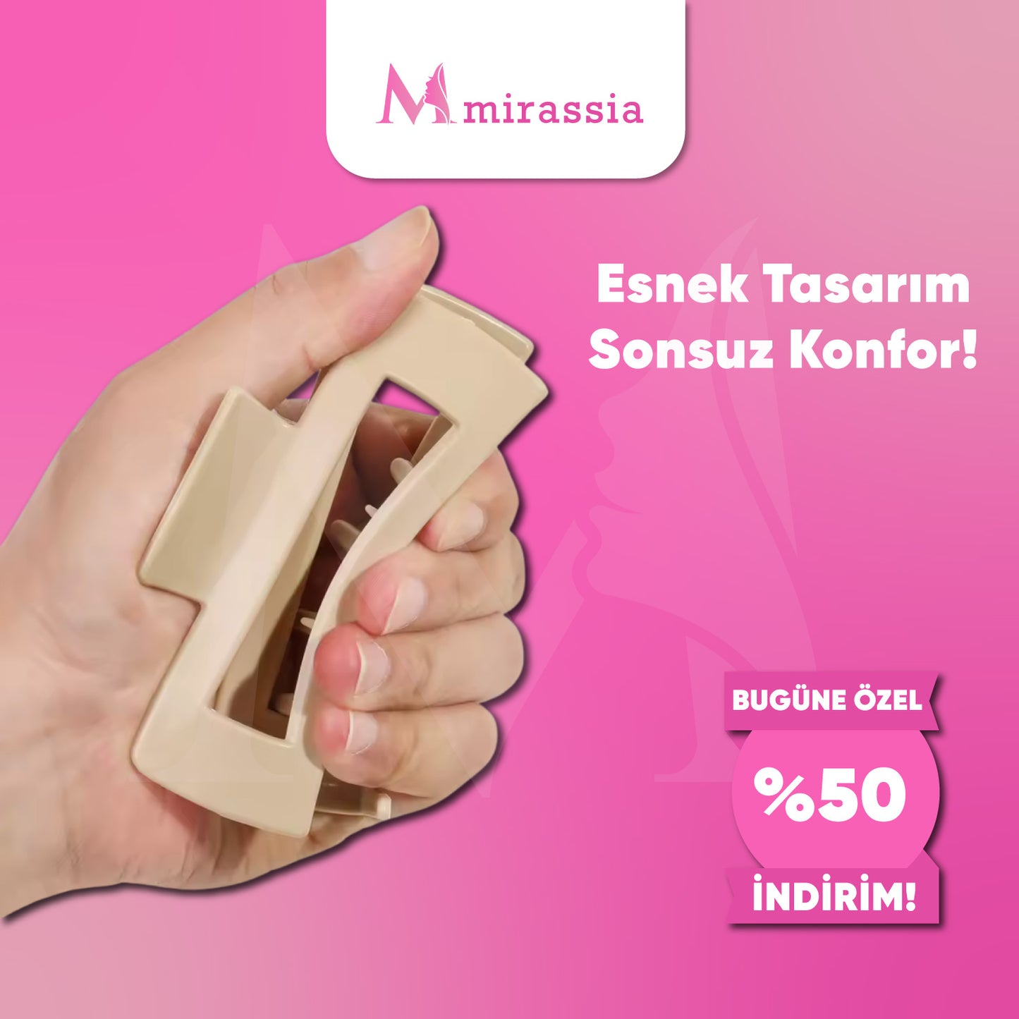Mirassia™ Esnek Saç Tokası